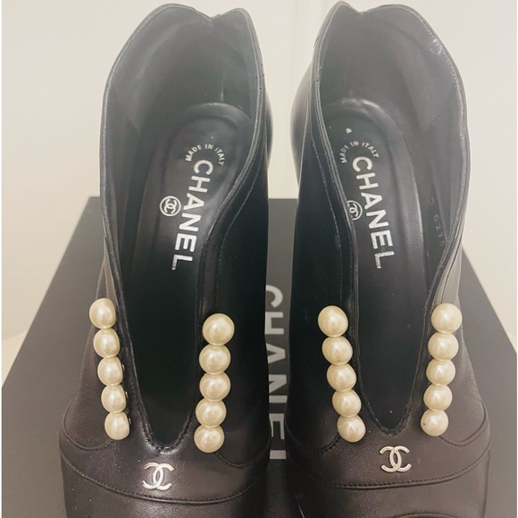 Chanel Pearl Booties - Picture 2 of 5